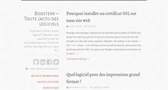 Desktop Screenshot of boosterr.fr